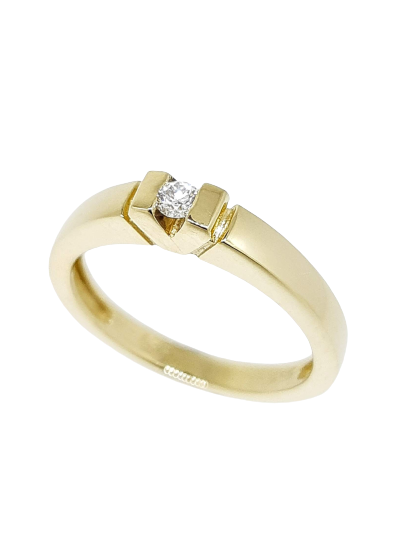 Bague en diamant 0.10ct