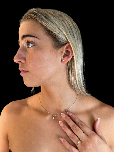 Boucles d'oreilles en diamant 0.14ct