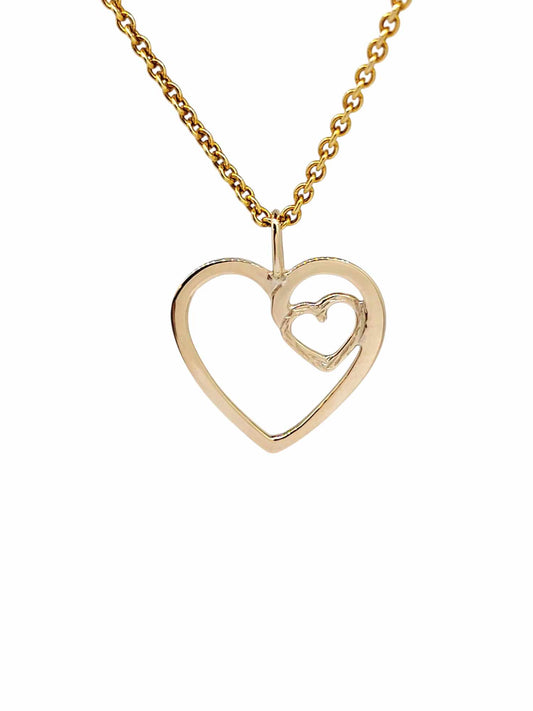St Valentine's golden hearts