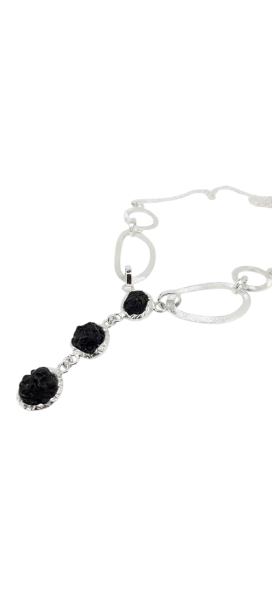 Sautoir necklace & lava