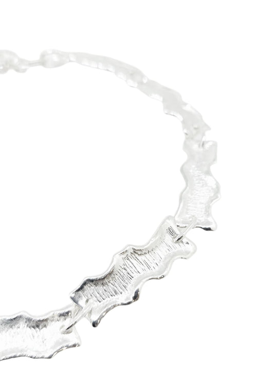 Glacial silver bracelet, hannað og smiðað á Islandi af Montoro Gullsmiði.