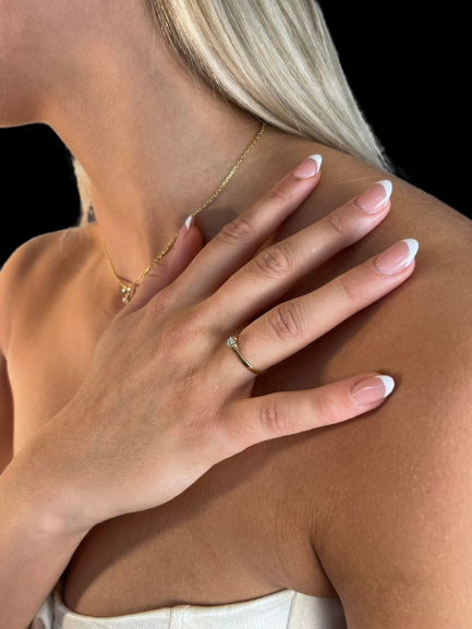 Bague en diamant 0.05ct